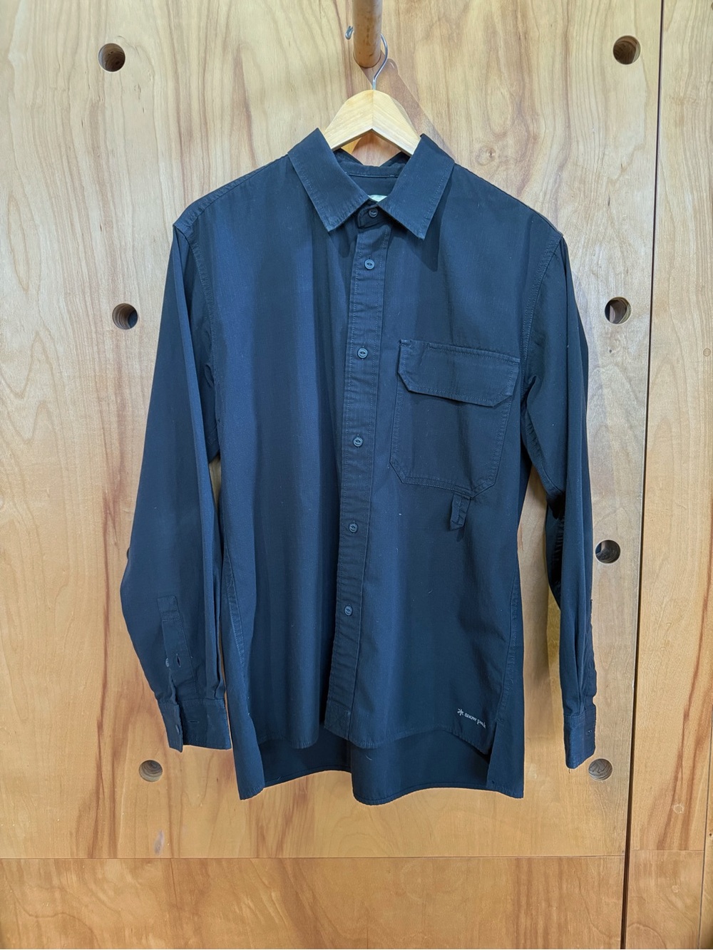 Snow Peak TAKIBI Light Ripstop Shirt – Black | Men’s Medium